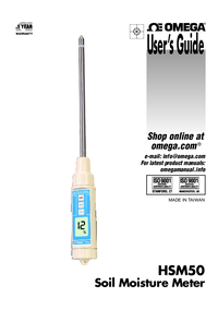 Thumbnail of document Data Sheet - HSM50 Digital Handheld Soil Moisture Meter